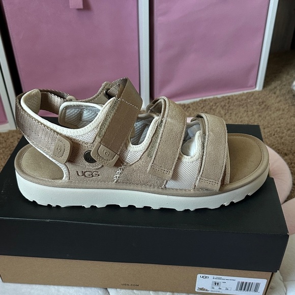 UGG Mens Sandals - Beige and Cream Size 11 main image 4